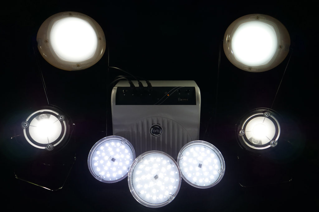 A collection of small solar products