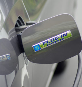 A charging cap with "Plug-in hybrid"