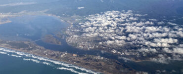 Aerial view of Humboldt Bay (Wigi)