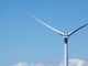 A wind turbine in the ocean