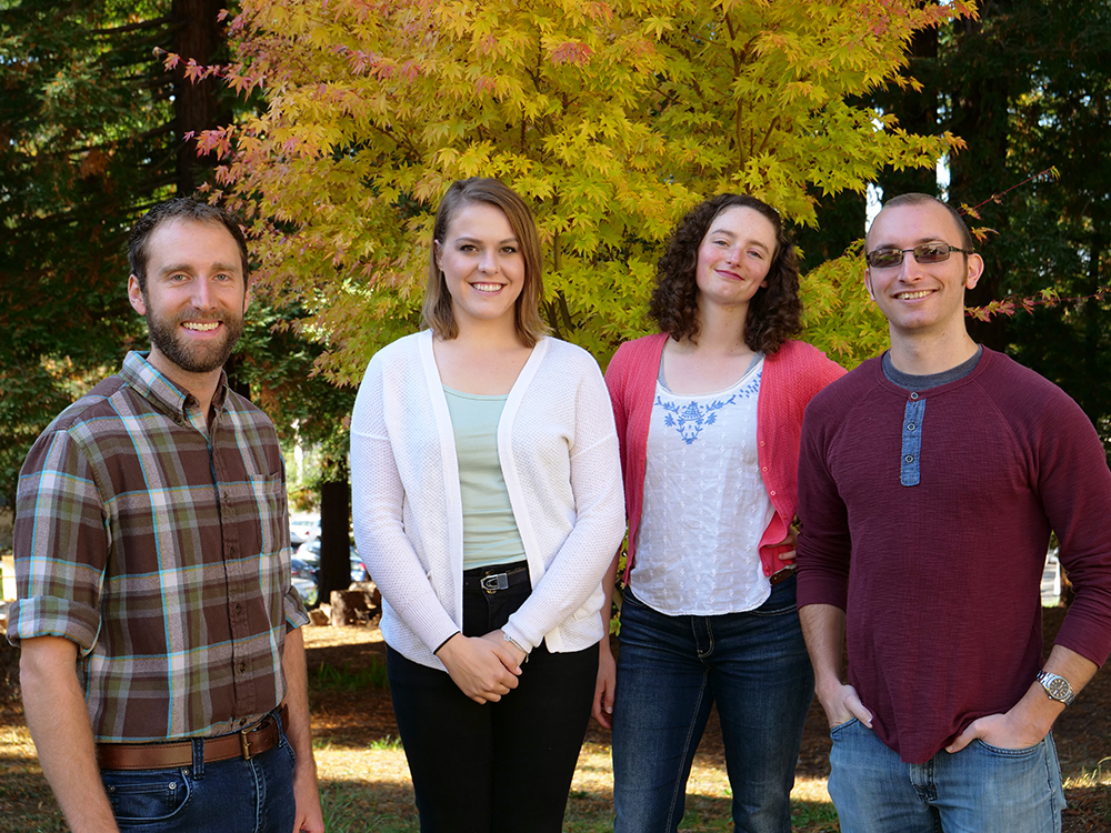 Solar+ students standing outside the Schatz Center
