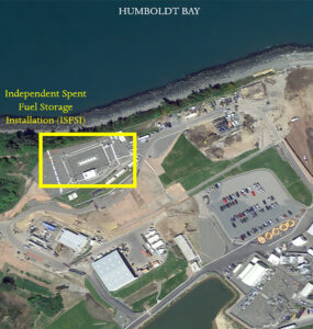 Aerial image of Humboldt Bay nuclear site