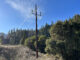 A 60 kV line runs through the hills in eastern Humboldt County